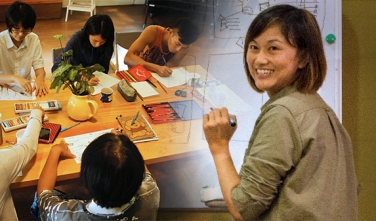 她在誠品賣生活，卻到花蓮才真正懂生活，於是有了「寫寫字」