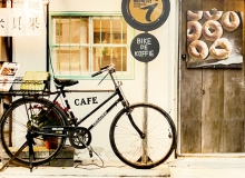 BIKE De Koffie 用米貝果讓池上更好玩